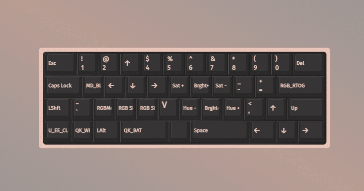 EPOMAKER TH40でVIAを設定する方法、そして僕のキーマッピングの