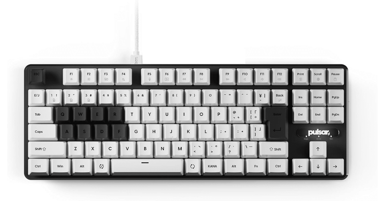 ジャンク品　Pulsar Gaming Gears PCMK 2HE TKL JIS] PCMK 2HE TKL Hall Effect Magnetic Gaming Keyboard