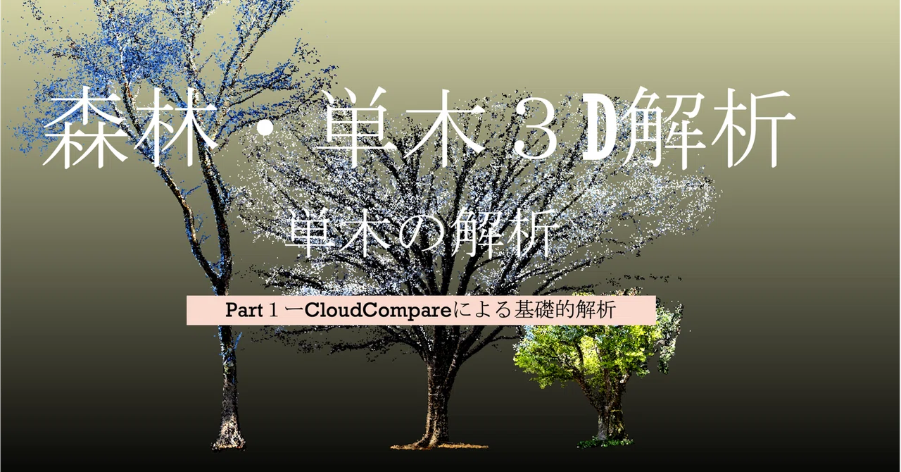 森林・単木3D解析ー単木解析-3.スカラー値の操作|Yamataro