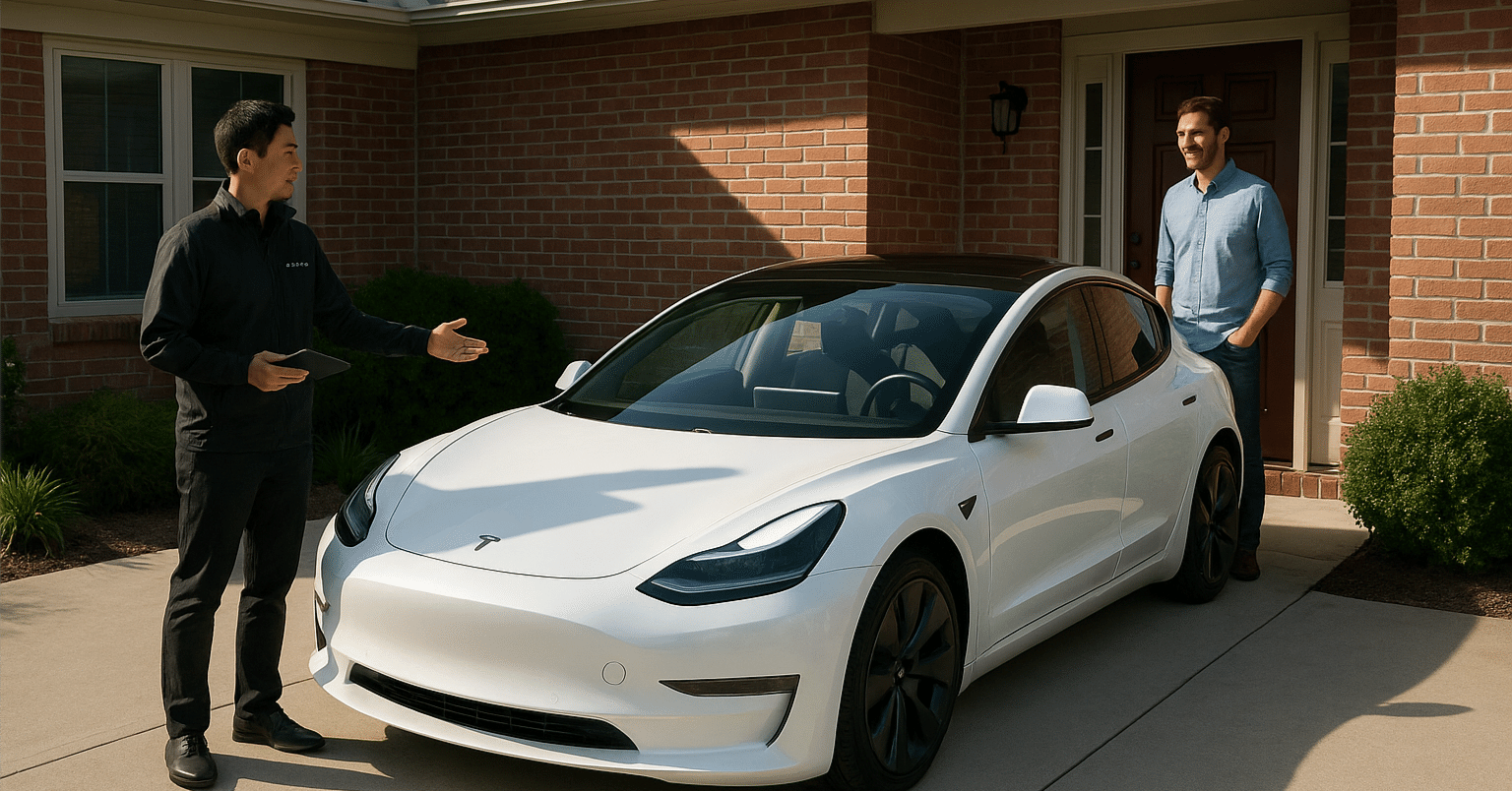 車の購入方法：未来は玄関先にやってくる：テスラが描く車購入体験の新しいカタチ｜セオドア アカデミー