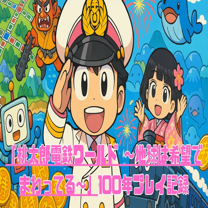 桃太郎電鉄ワールド ～地球は希望でまわってる～」100年プレイ記録