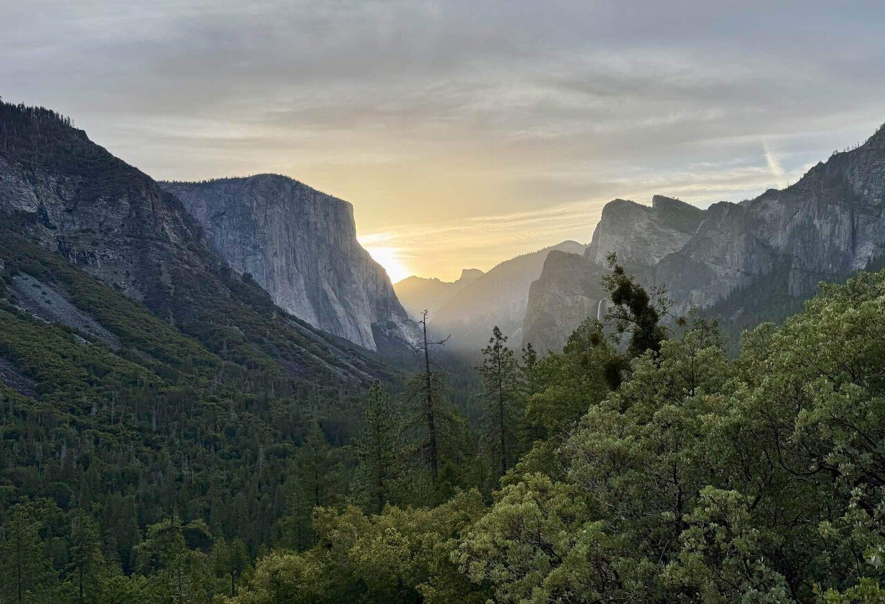 ビエルスター作　ヨセミテの谷 カリフォルニア州ヨセミテ渓谷を見下ろして by Albert Bierstadt