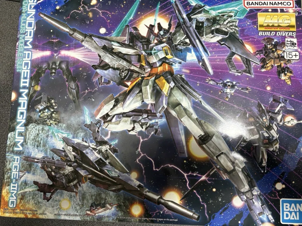 ガンプラ MG ガンダムAGEII マグナムを追加武装でヒロイックに