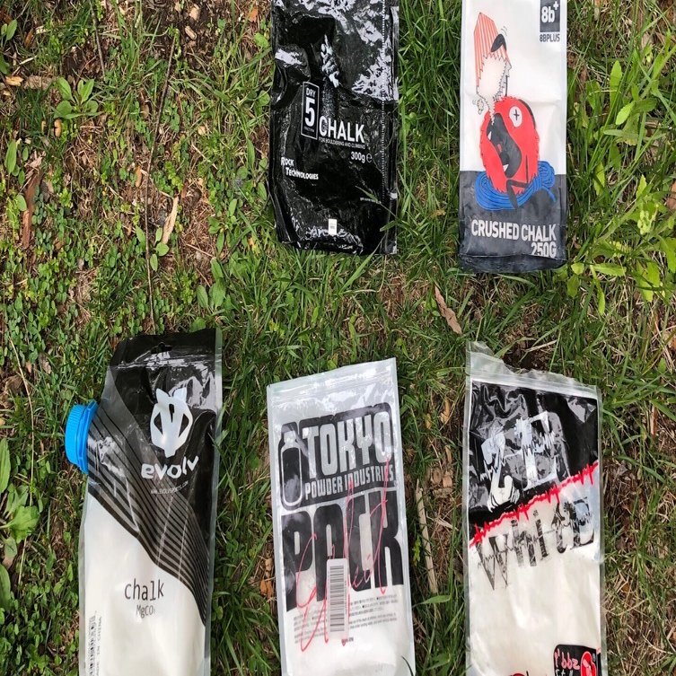 私物のチョークに点数付けてみた｜ASAI Nature Climbing