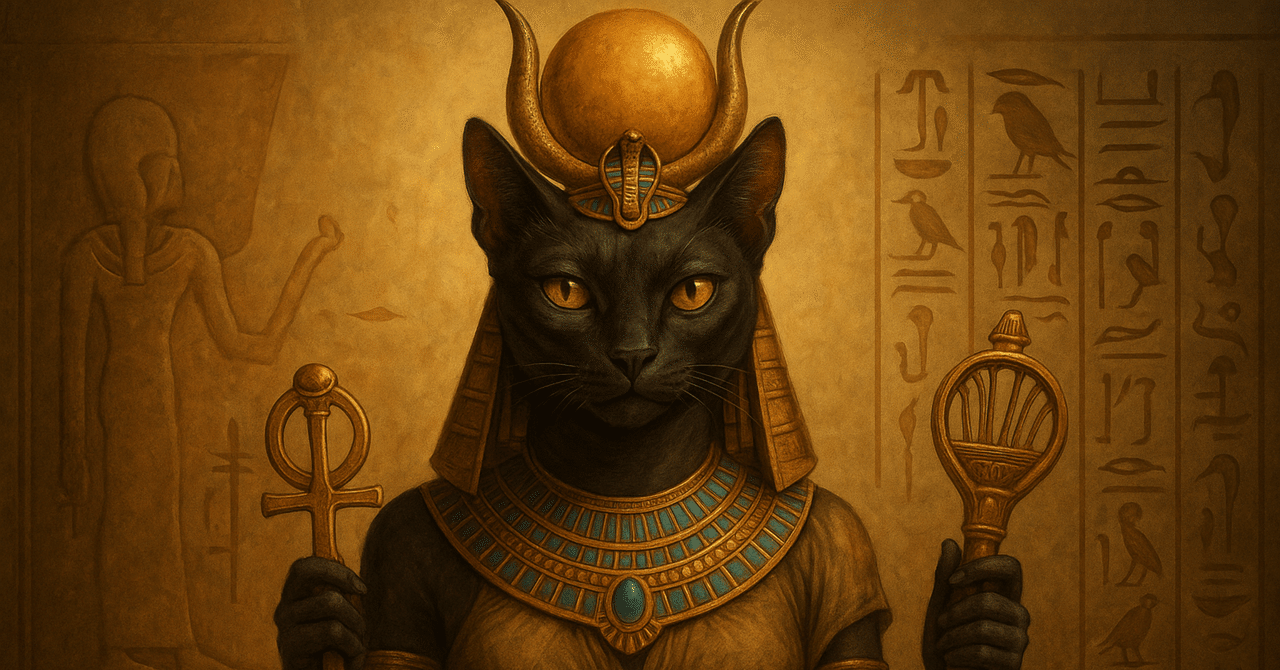 猫の女神バステト、古代エジプト神話における守護と変容の象徴