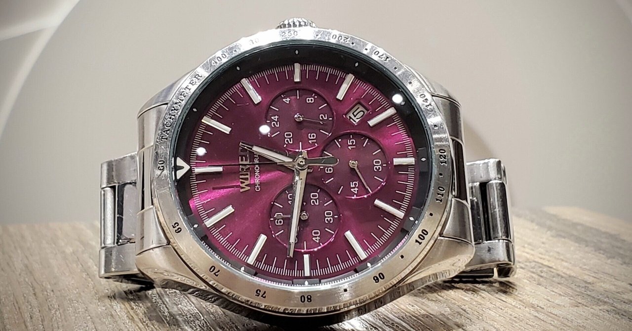 SEIKO WIRED ソーラークロノグラフ コマが足りないから加工した