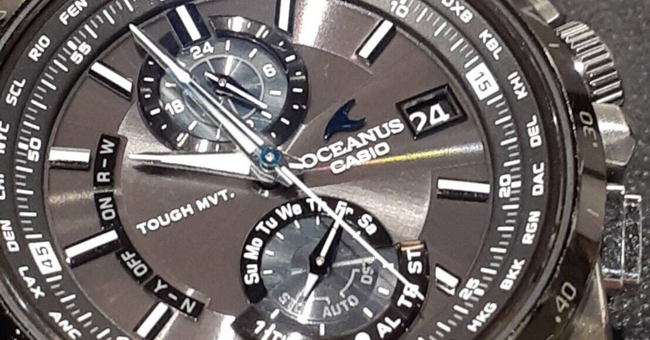 CASIO OCEANUS 電波時計 OCW-100TDJ 二次電池交換済 CASIO CASIO OCEANUS 電波時計 OCW-100TDJ 二次電池交換済 CASIO