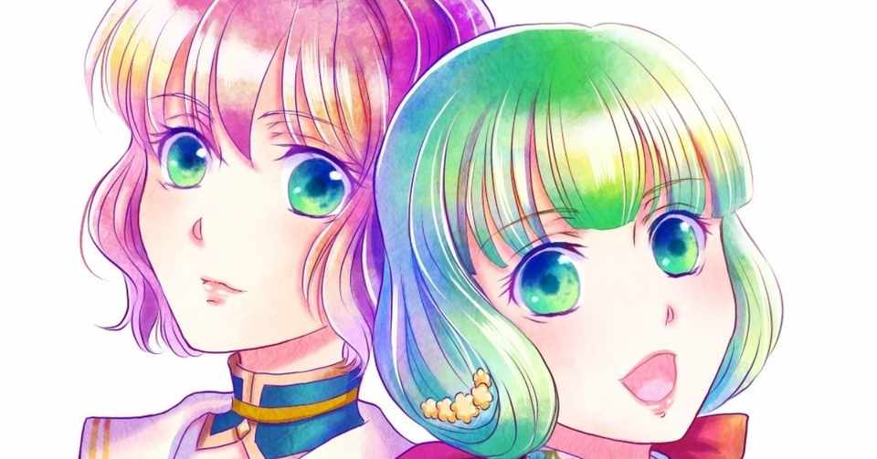 水彩風塗りメイキング 浅葱みこと Note