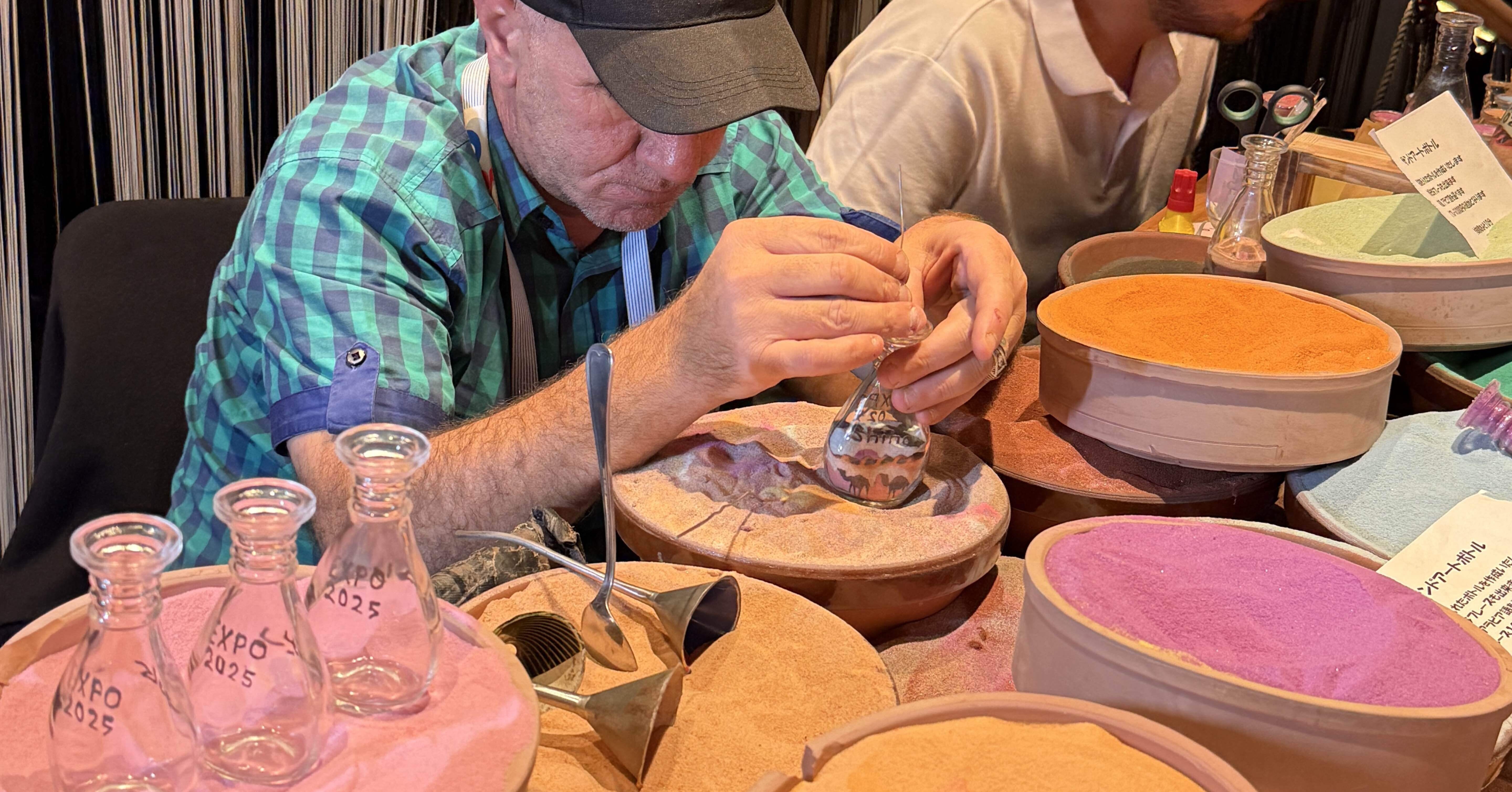 万博会場限定　ヨルダン　サンドアート　ネパール　マワール　人気2点セット 大阪万博】ヨルダン館🇯🇴に行ってきた｜旅する無名ちゃん