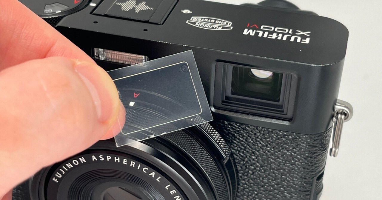 FUJIFILM X100VI 多言語モデル 保護フィルター、フィルム装着済 FUJIFILM X100VI 多言語モデル 保護フィルター、フィルム装着済