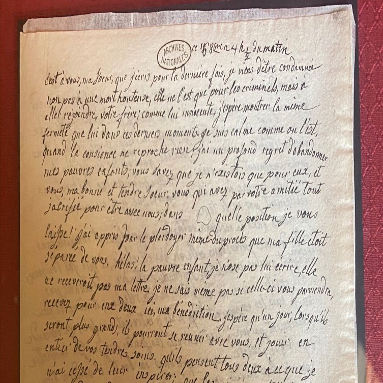 花の60歳」パリへ行く（21） ”Où se trouve le testament de Marie