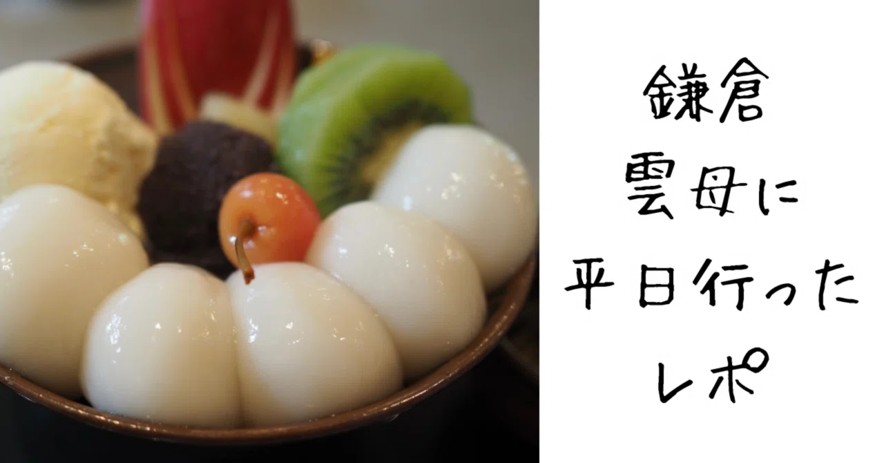 鎌倉・雲母（きらら）】平日でも1時間待ち！それでも行きたい、白玉