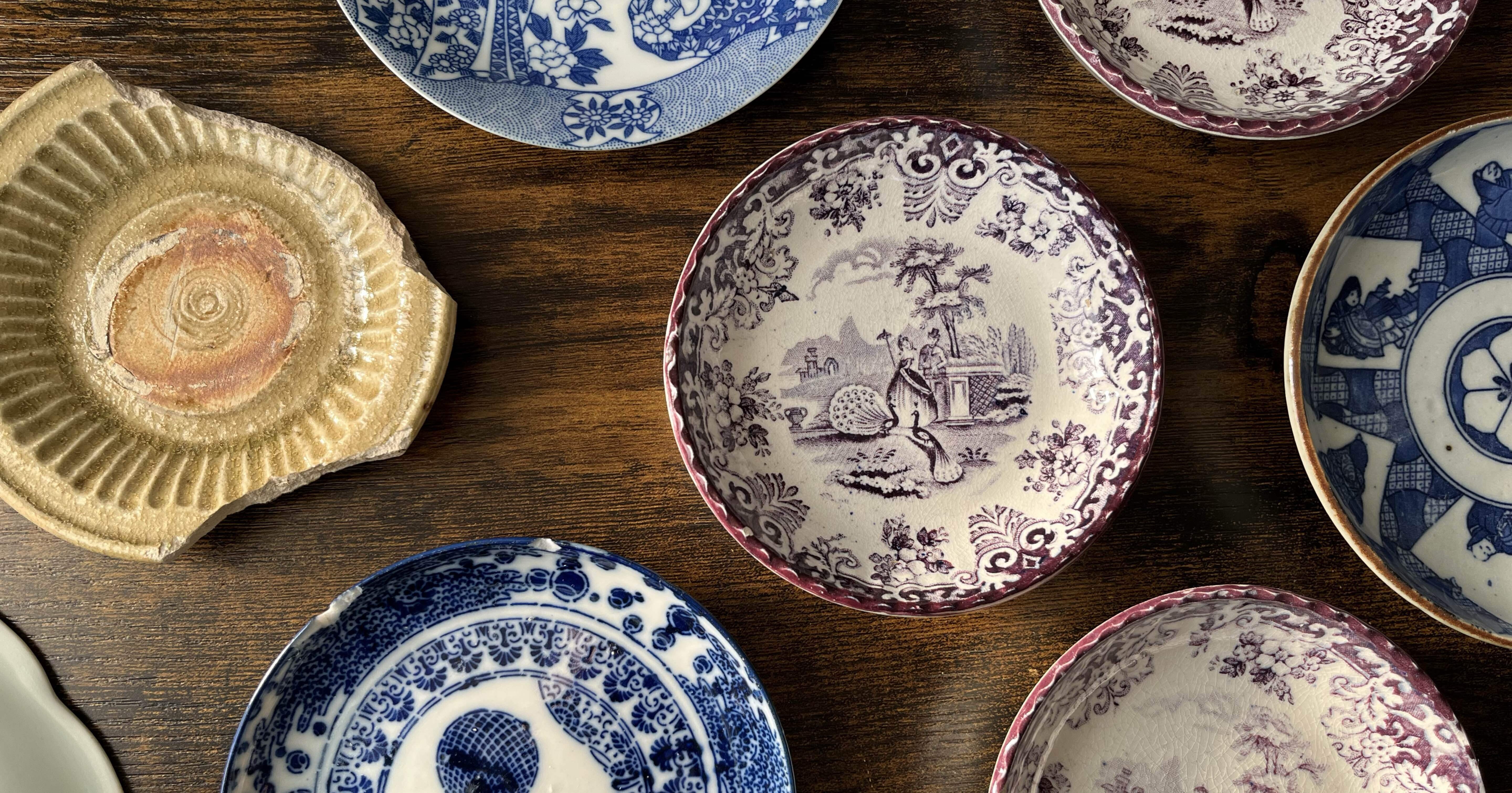 器のはなし】アンティークのデルフト焼と伊万里焼を比較｜斯波らく