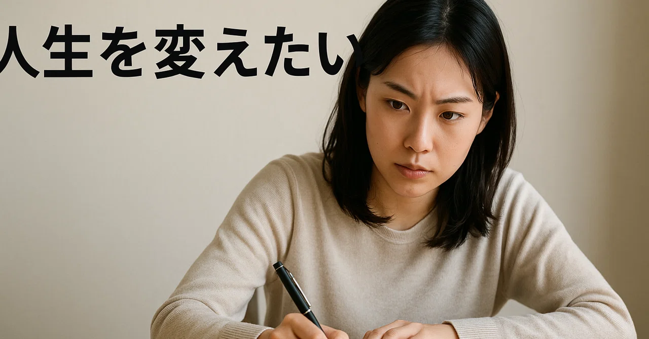 「人生を変えたい」と思ったとき、一番大切なこと｜たかとも@コーチ初心者サポーター｜元どん底会社員