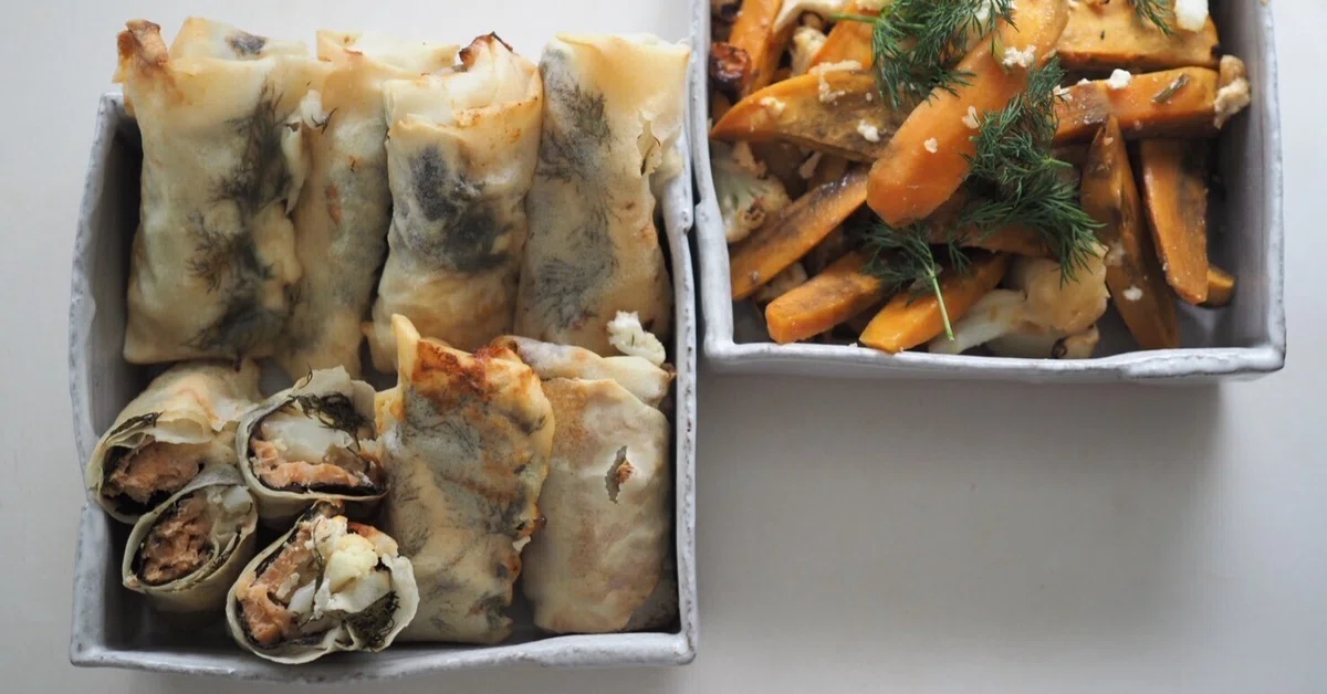 [Recipe] Traveling Spring Rolls, Destination Greece: Wrapped in Feta ...