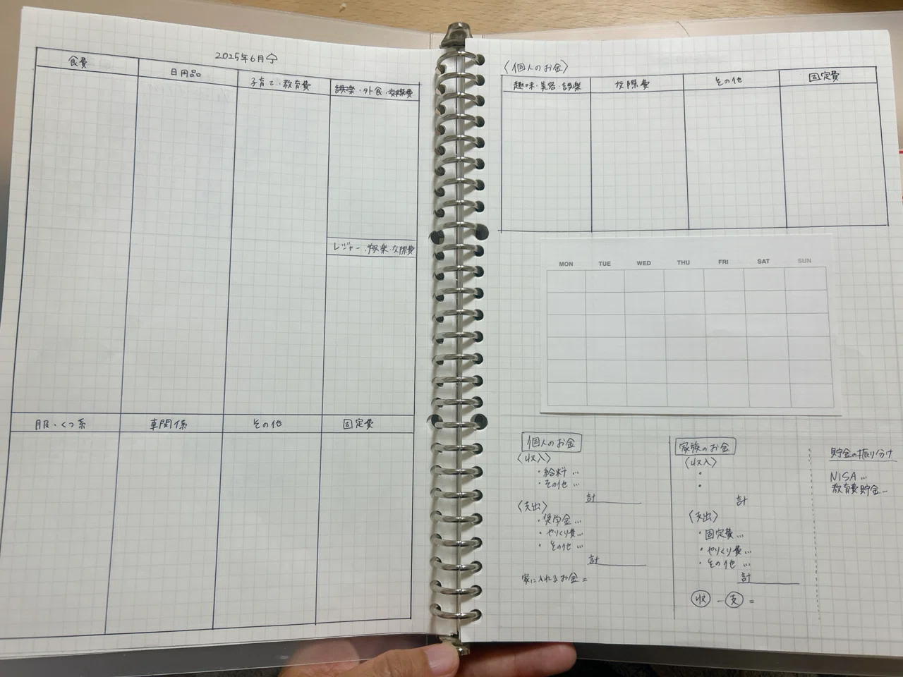 家計簿歴11年。たどり着いたのはルーズリーフ家計簿でした。(写真あり