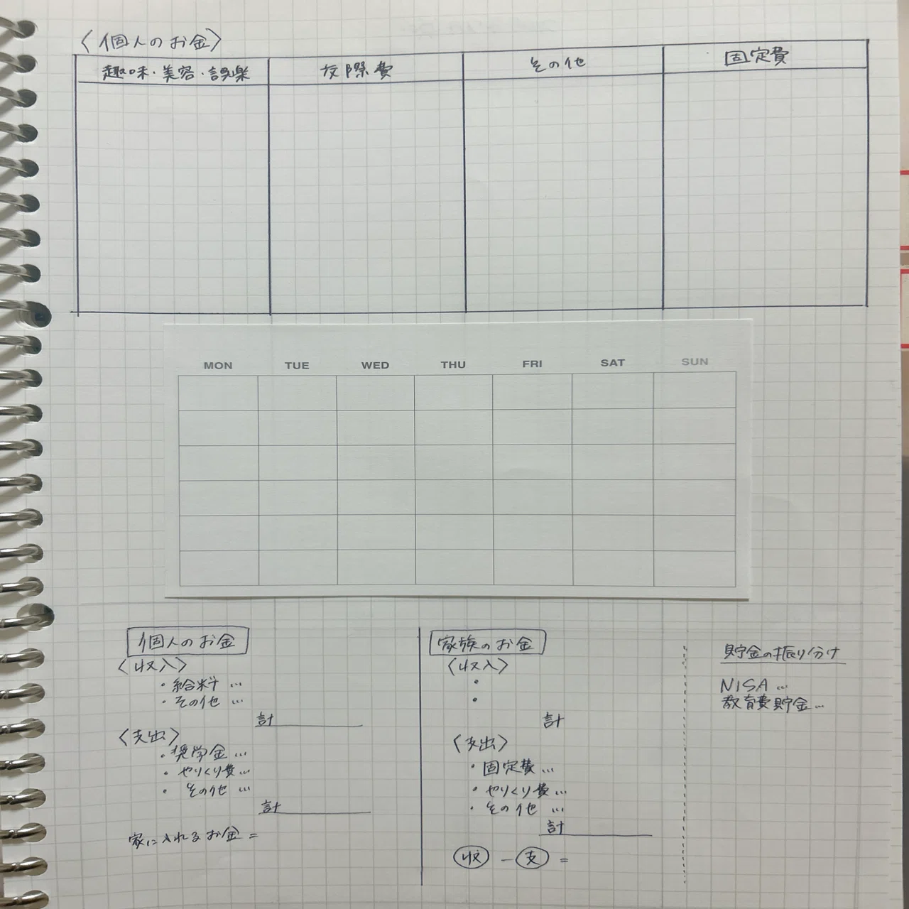 家計簿歴11年。たどり着いたのはルーズリーフ家計簿でした。(写真あり