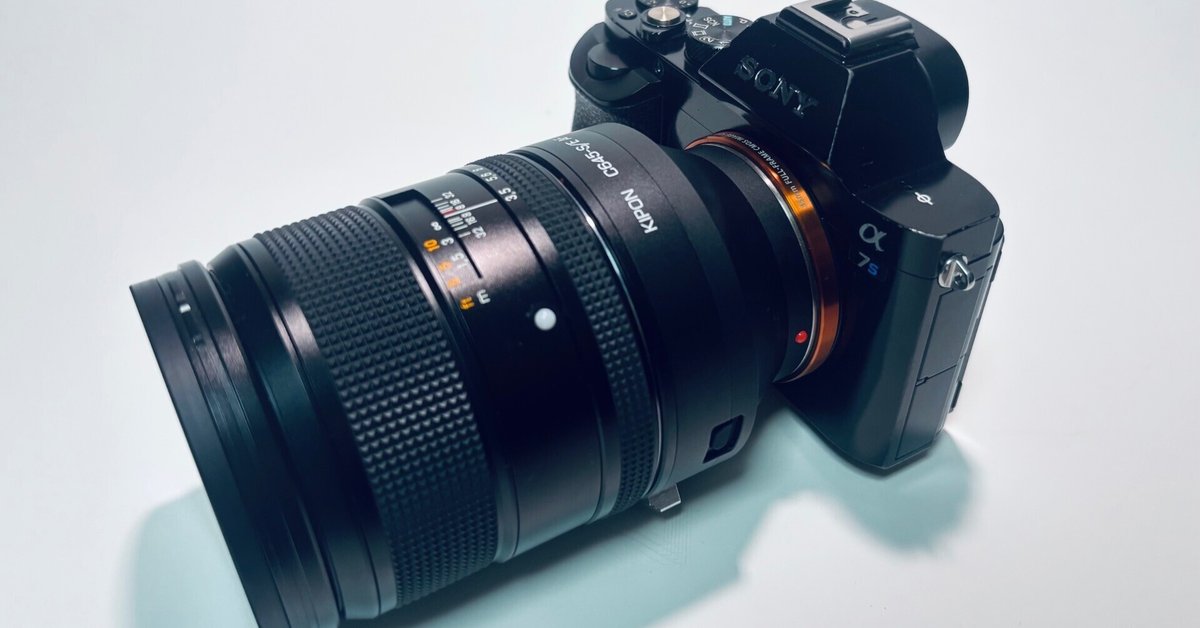 【海外輸入】 contax645のレンズを他のカメラで使うことを検討する｜Takumi Ikeda フィルムカメラ