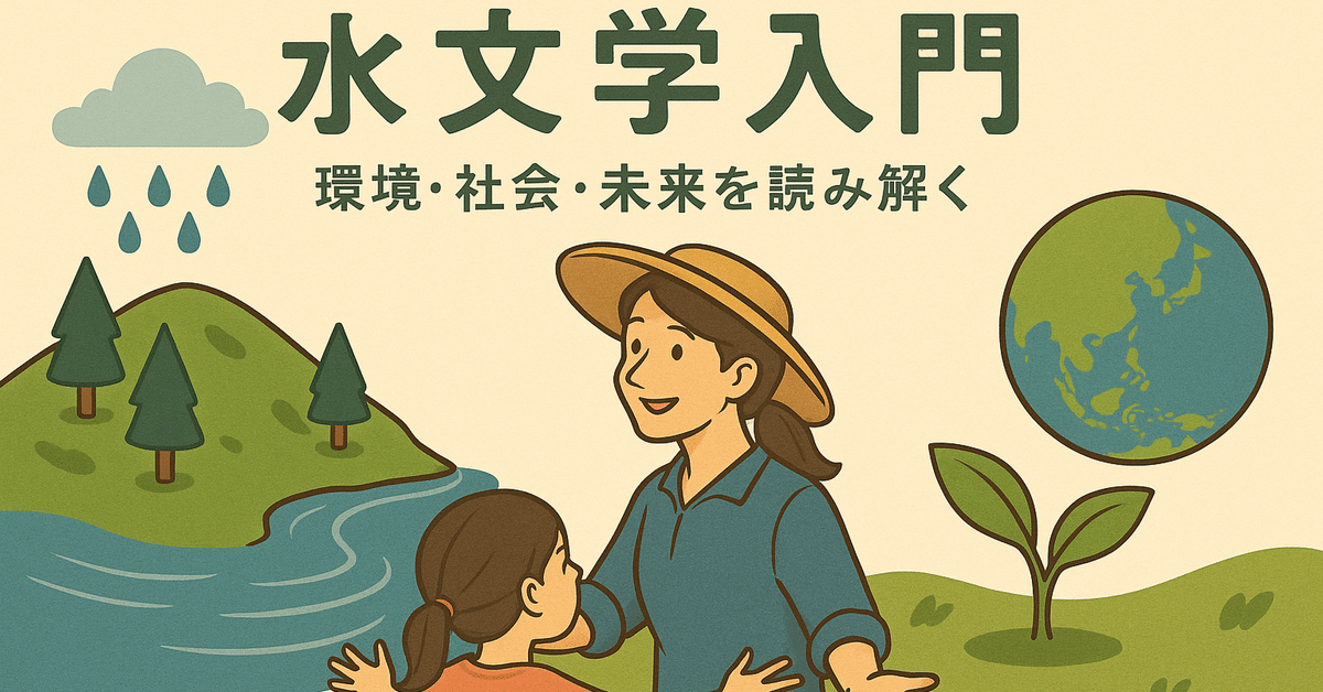 講座紹介】水文学入門 — 水の科学：環境・社会・未来を読み解く