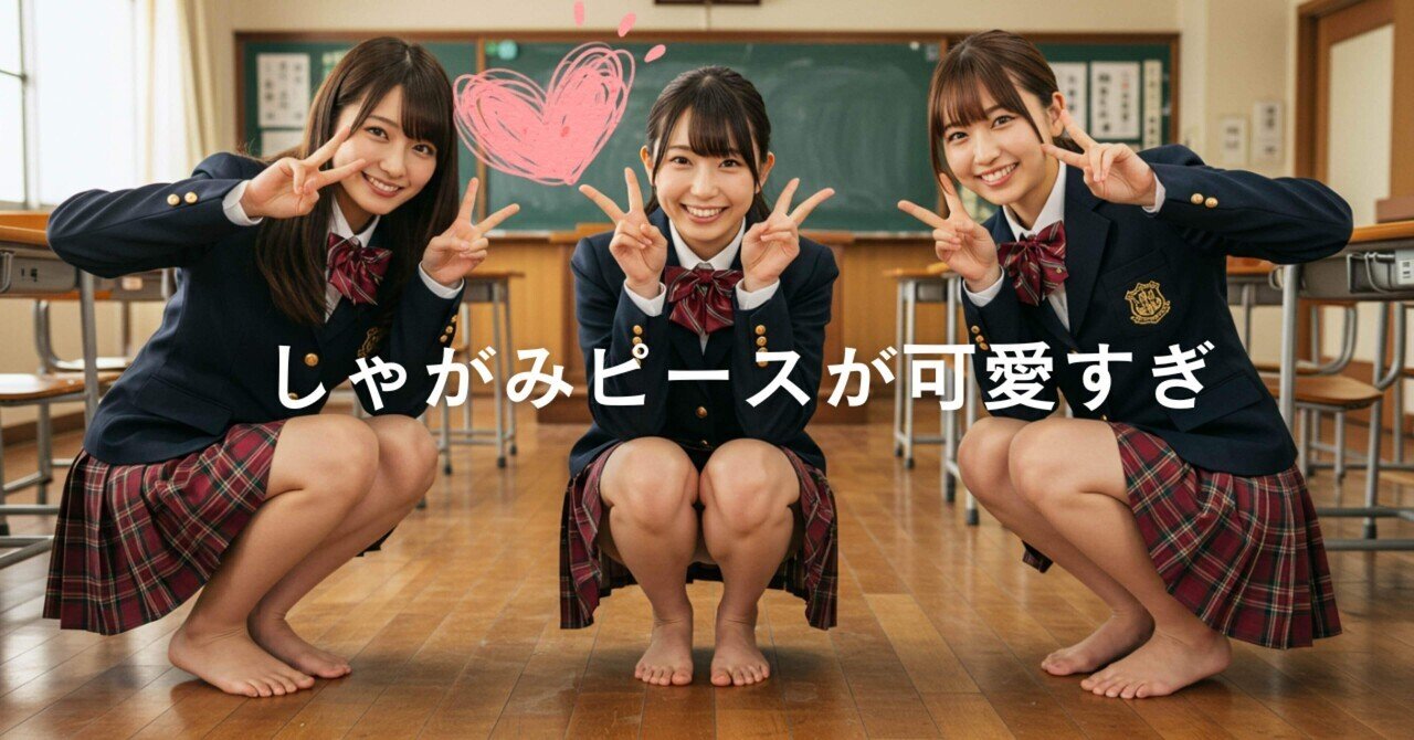 働くお姉さんしゃがみ 