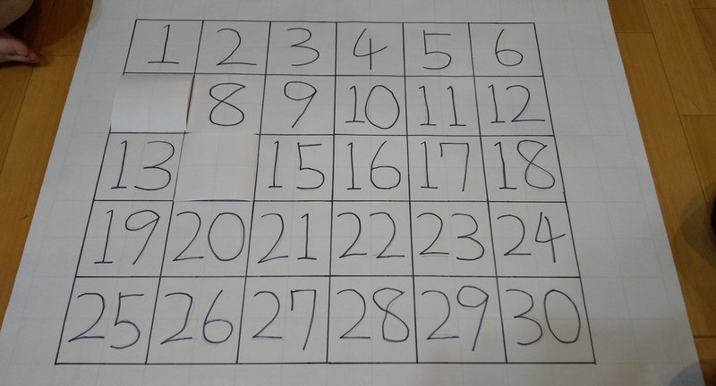 白熱注意 お家で手軽に皆で楽しめてちょこっと頭を使う手作りオリジナルゲーム ビンゴになっちゃダメ を紹介 遊び方編 画像あり シャーマケ Note