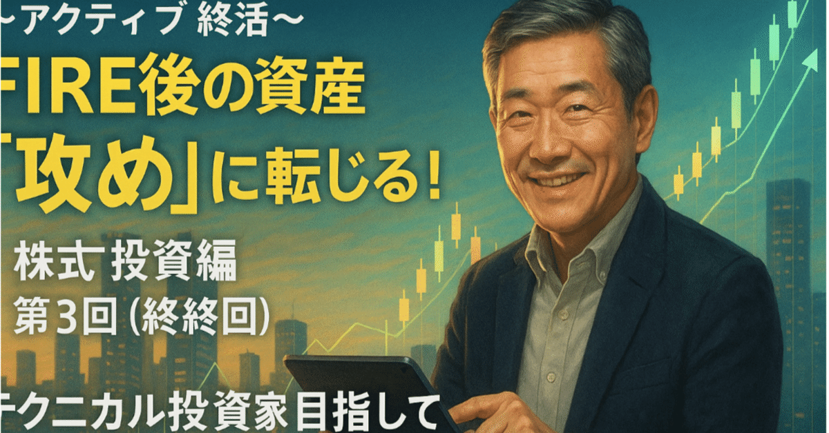 FIRE後の資産 「攻め」に転じる！～アクティブ終活～株式投資編