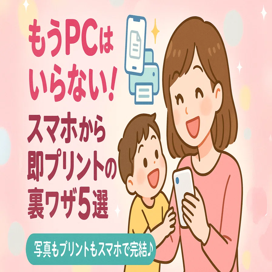 スマホ印刷ガイド！PC不要で文書をサクッと出す裏ワザ｜中古パソコン屋 