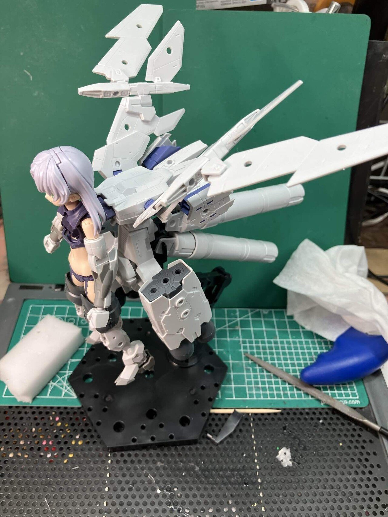 バンダイ 30MS と30MMをミキシングして仕上げる｜いぷ