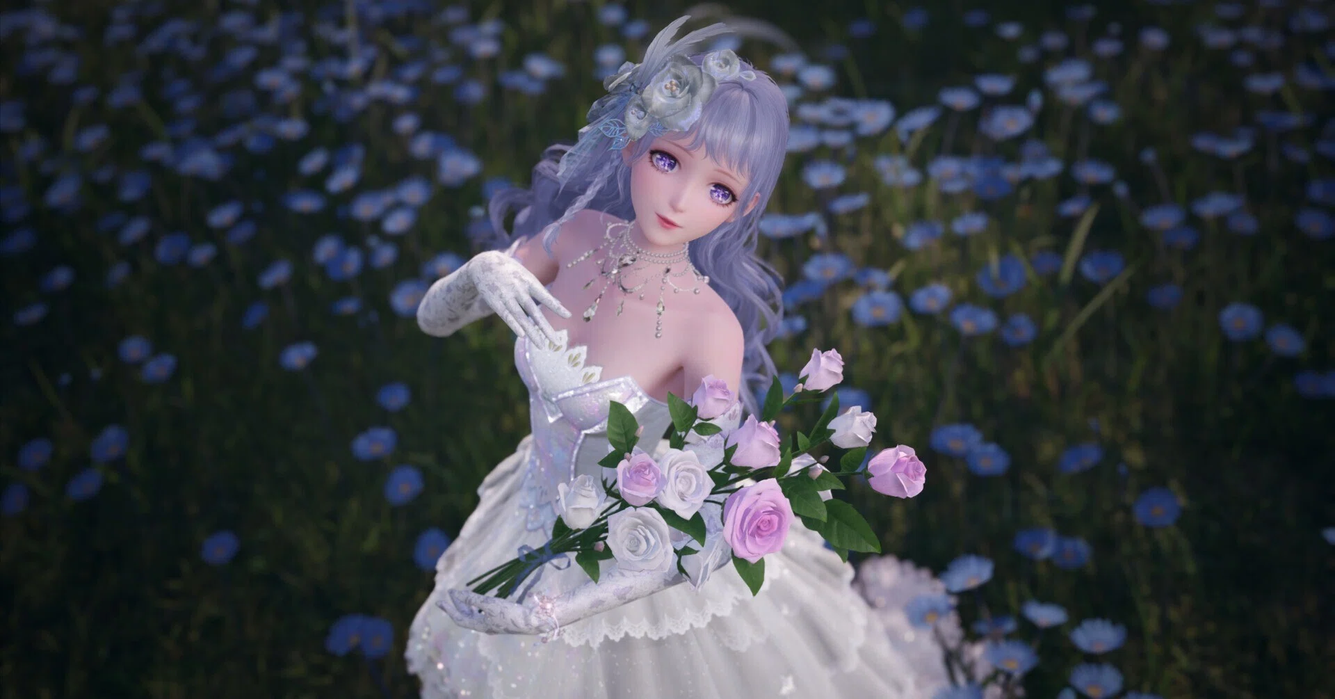 June Bride with Something Blue｜momi
