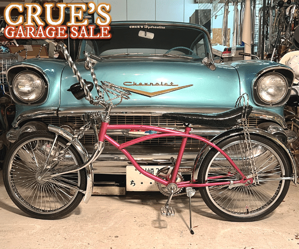 CRUE'S LOWRIDER 20インチ PINK×BLACK：伝統と個性を融合した