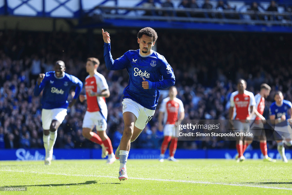 24/25シーズンエヴァートン カルヴァート ルーウィン ユニフォーム 2024-25 Everton Match Issue Home Shirt Calvert-Lewin #9