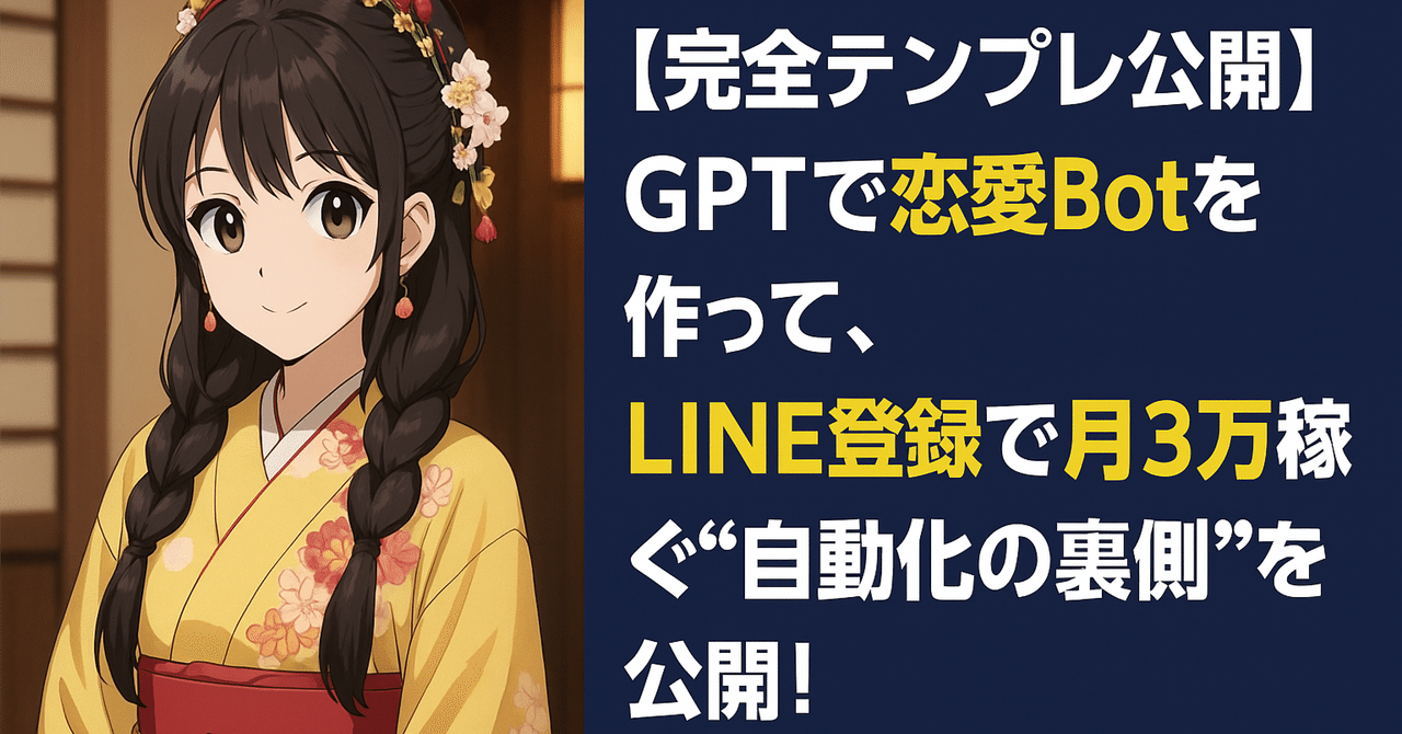 「恋愛診断しただけなのに、 報酬が発生した。」 AIが働いてくれる、放置型の副業術。myhot
