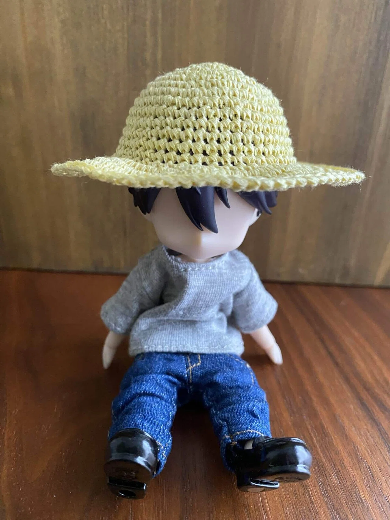 新作発売】1/12ドールサイズの麦わら帽子できました｜葵(あおい)｜HSP