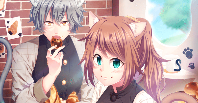 うちの子フード 猫のパン屋さん イラスト制作過程 柑橘コウ Note うちの子フード 猫のパン屋さん イラスト制作過程 柑橘コウ Note
