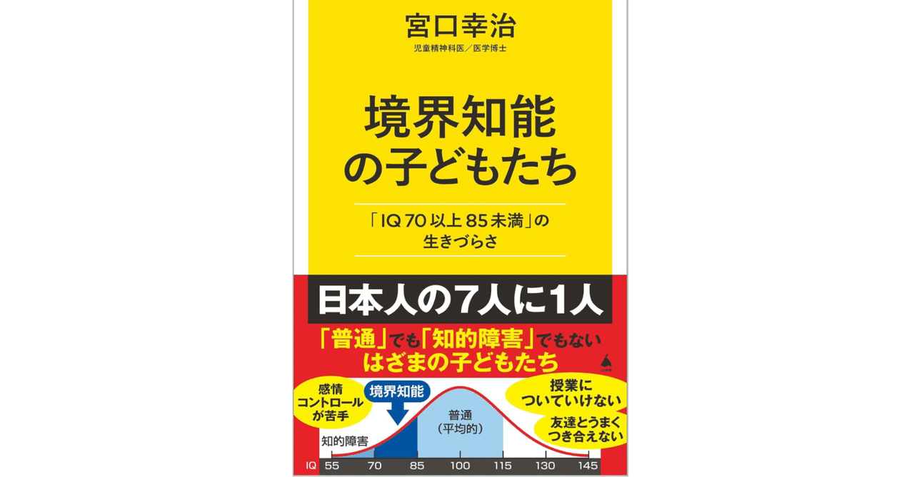 やってみよう : 子供の知的可能性を追求して 境界知能の子どもたち 「IQ70以上85未満」の生きづらさ』｜感想