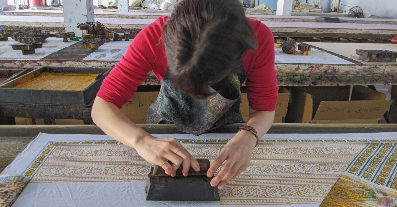 Block Printing（ブロックプリント）の工房を訪ねて in ジャイプール