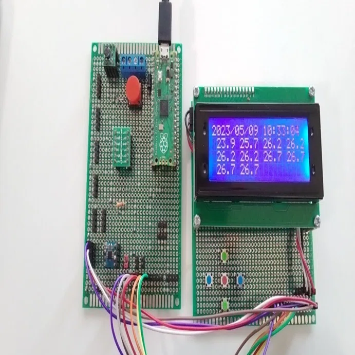 8．GROVE LCD表示-Raspberry Pi Pico Windows C言語プログラミング入門
