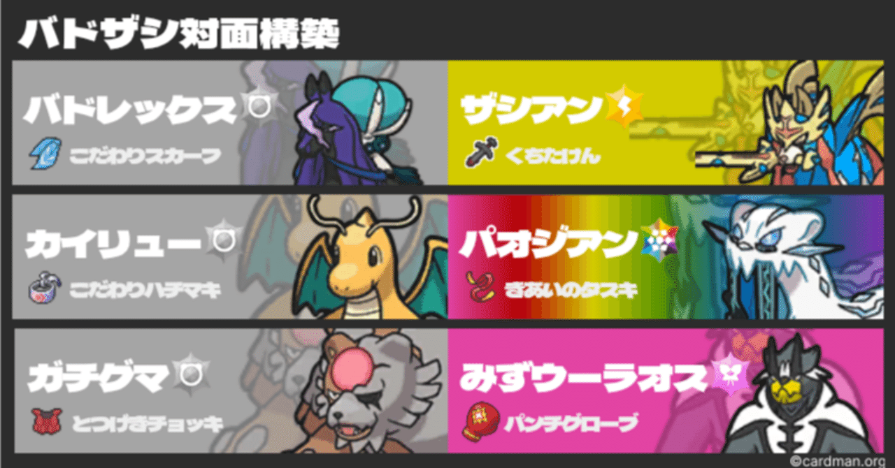 ファッションの ポケモンSV S30 最終980位 R1863】バドザシ対面構築｜まろ太郎 デュエルマスターズ