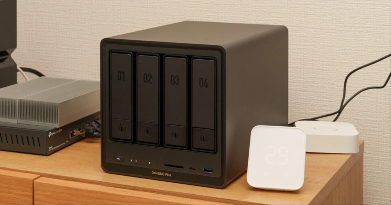 UGREEN NASync DXP4800 Plusをレビュー！初めてのNASと10GbE環境の構築