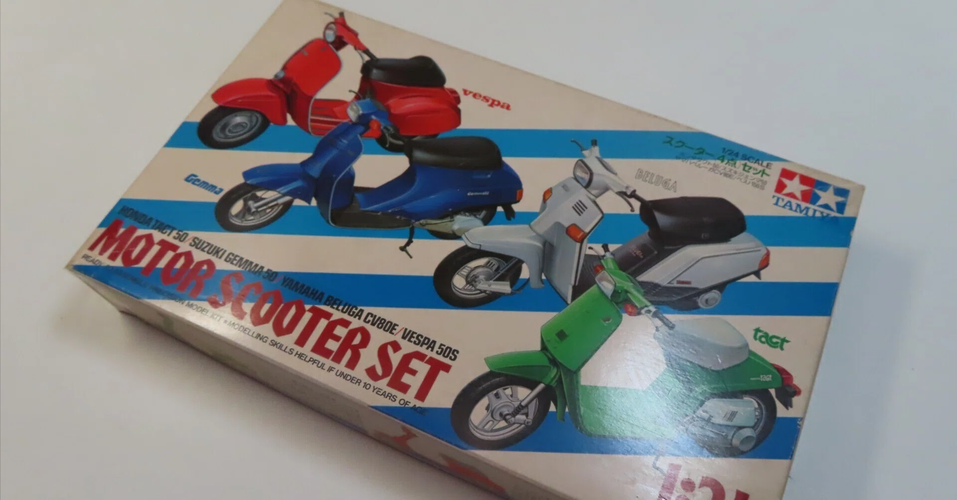 変わり種】TAMIYA SCOOTER SET｜積みプラ大好きオヤジ
