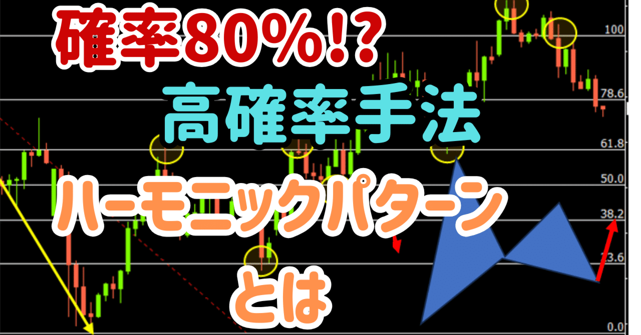 確率80％⁉ 欧米で人気の高確率手法 ハーモニックパターンとは？〔FX/バイナリーオプション〕｜【FX バイナリー 楽しく学ぶ】 しょう