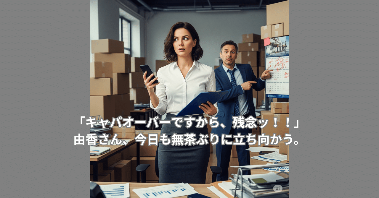キャパオーバーですから、残念ッ！！』――社長、それ誰がやるんで