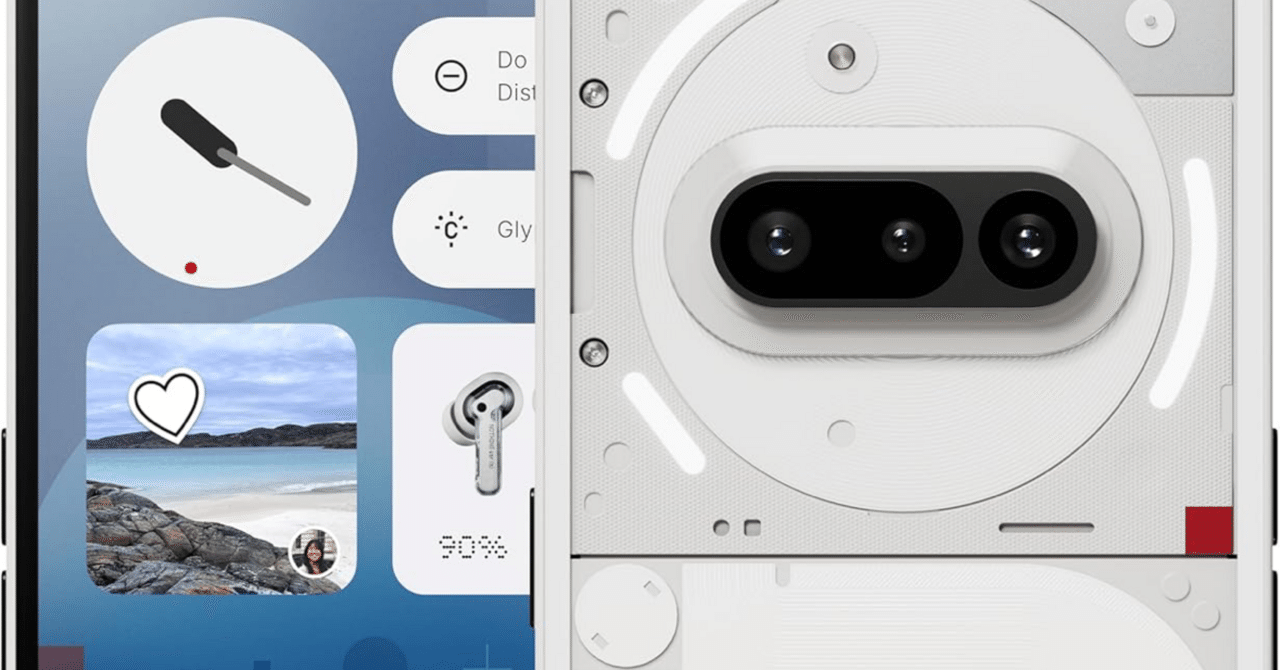 レビュー】Nothing Phone (3a) 8+128G Whiteを使ってみた。見た目も