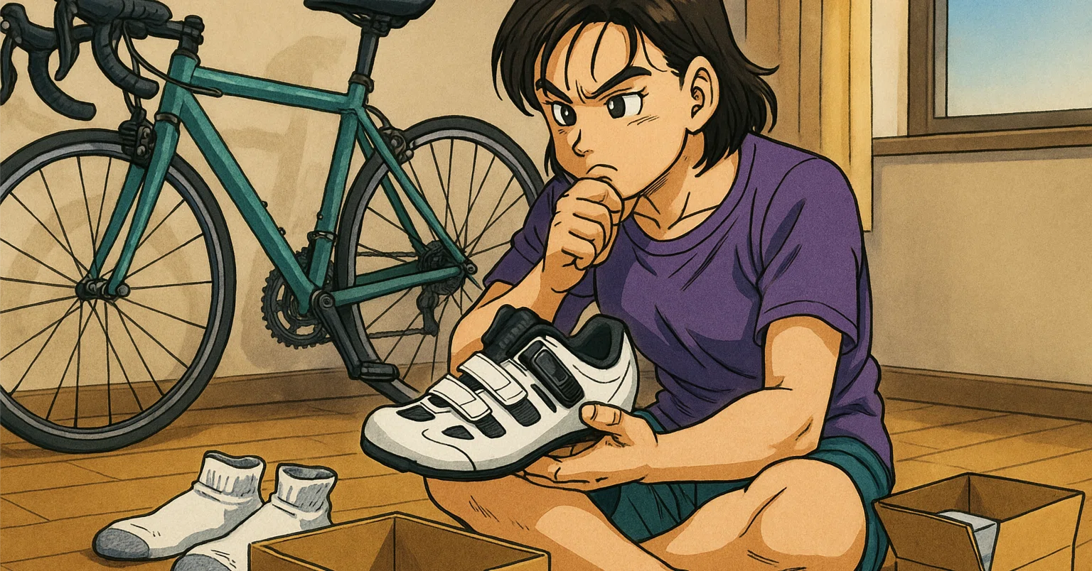 ネットでサイクリングシューズを買って失敗した話。そしてわかった