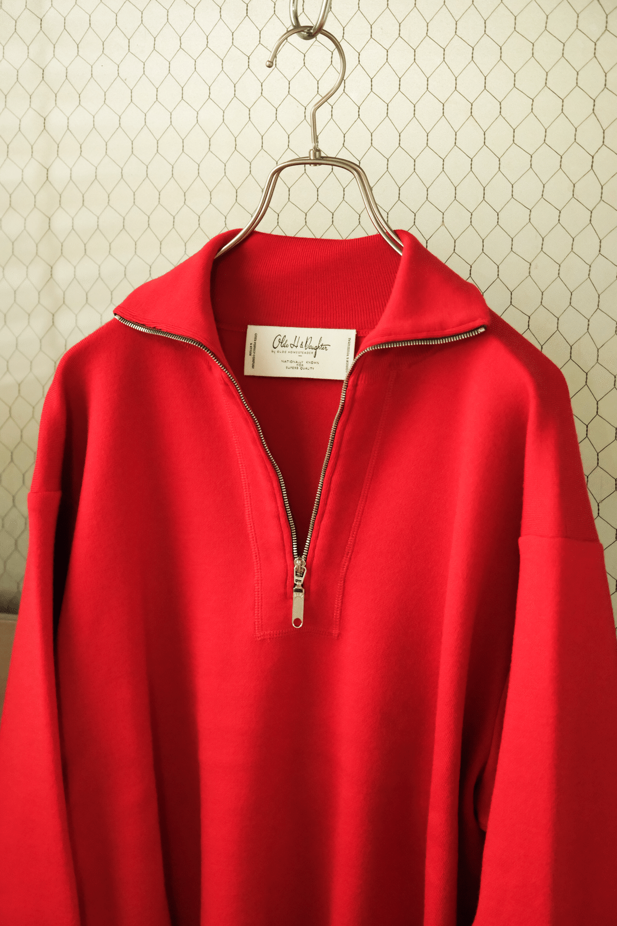 Olde h&daughter ハーフジップニット Olde H & Daughter ／ オールド