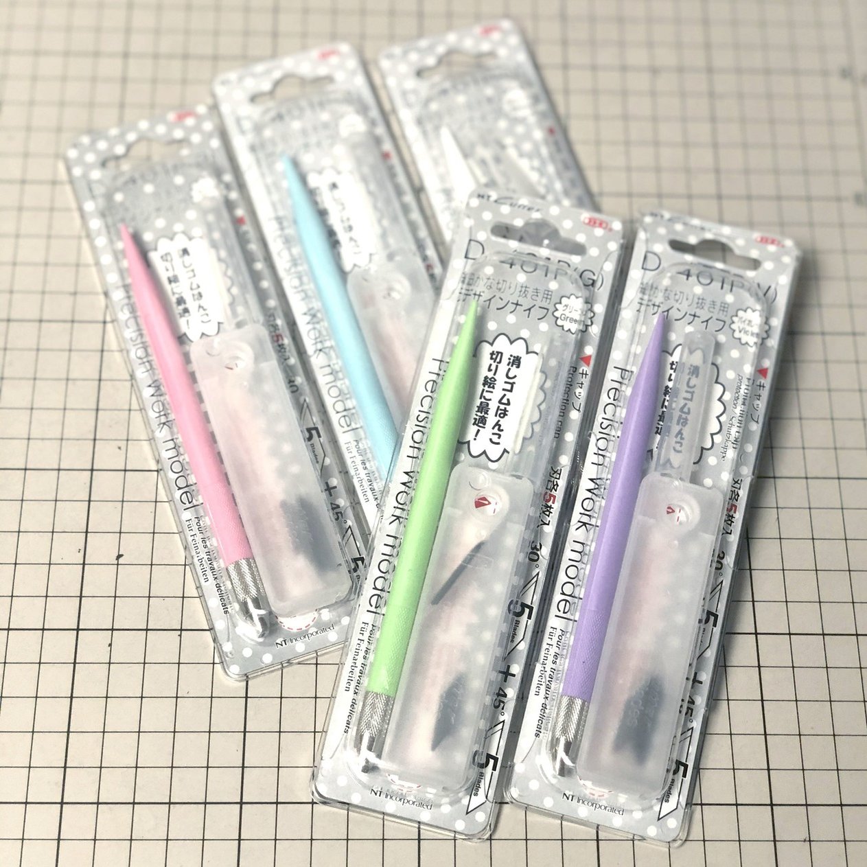 デザインカッターって Ntとオルファのデザインカッター 華色切絵 平石智美のカラー切り絵を楽しむnote Note