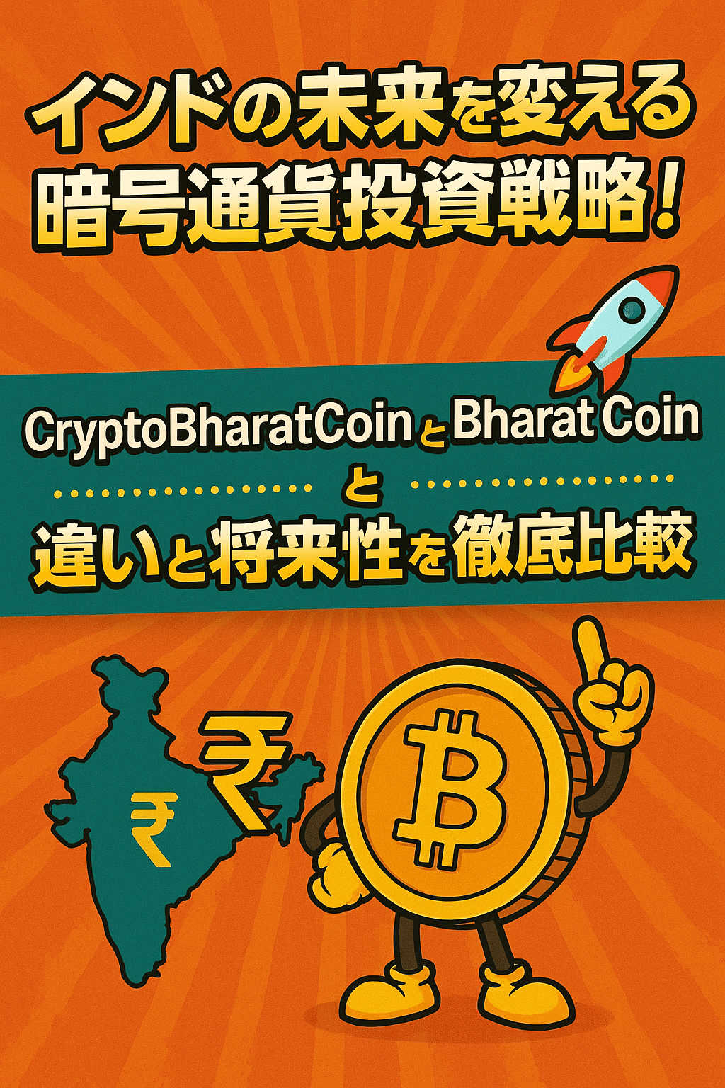 💥インドの未来を動かすのはコレだ！CryptoBharatCoinとBharat Smart Chain  Projectを徹底比較🪙🚀｜ヒロム現役自転車整備士