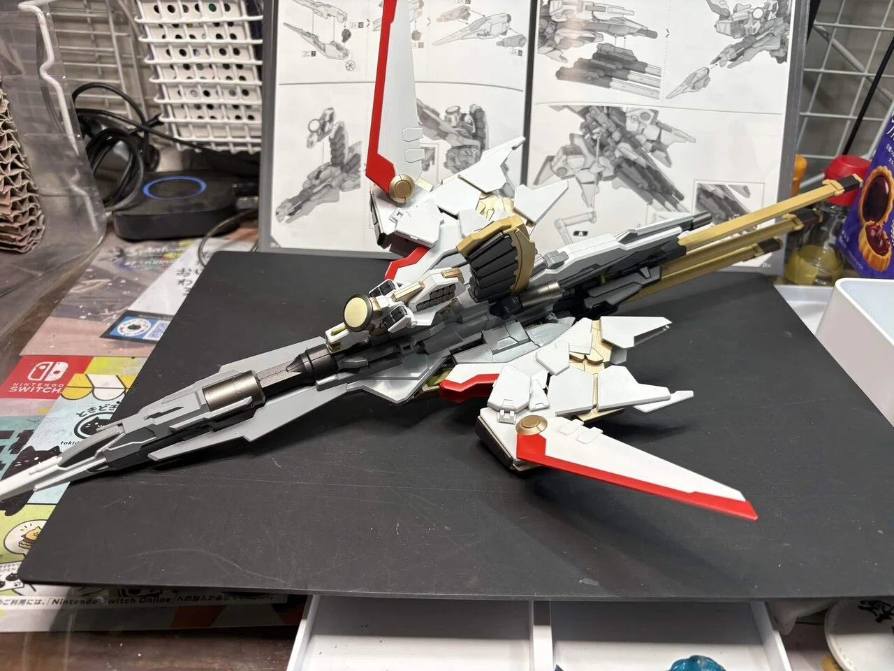 HG デスティニーガンダム＋ゼウスシルエットをデカールによる模様を