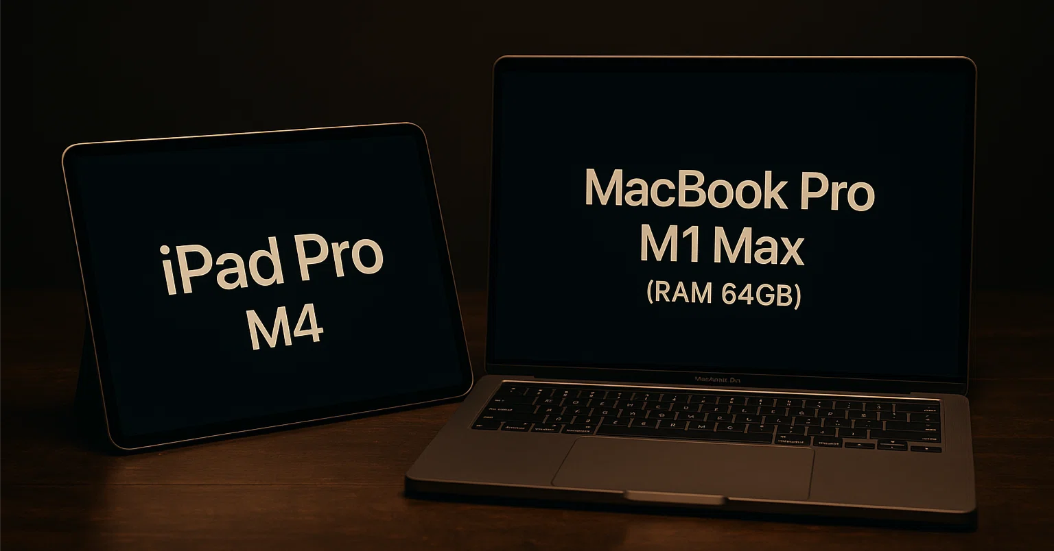 iPad Pro M4 vs MacBook Pro M1 Max─LLM活用で選ぶならどっち？｜mizi-cul