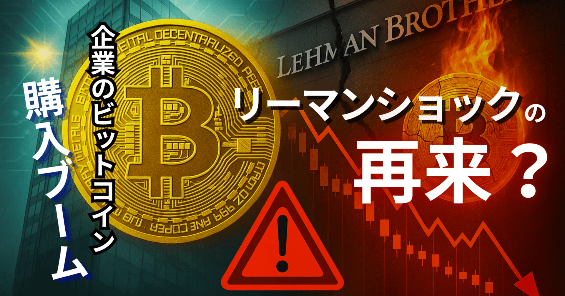 リーマンショックの再来？企業のビットコイン購入ブーム｜小川竜一 / Ryuichi Ogawa